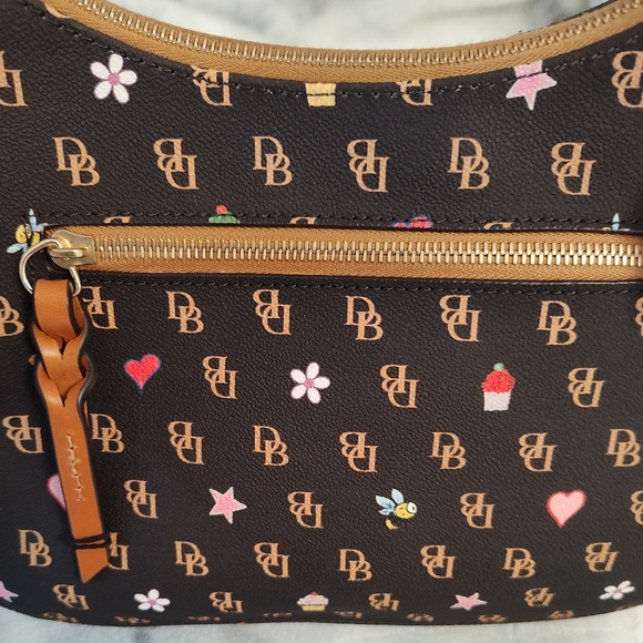 Dooney & Bourke Novelty Gretta Small Kiley Hobo, color Brown - Picture 12 of 13